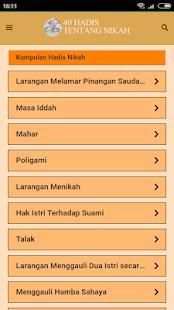 40 Hadis Tentang Nikah screenshot 2