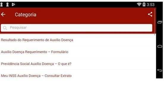 Auxílio Doença INSS screenshot 1