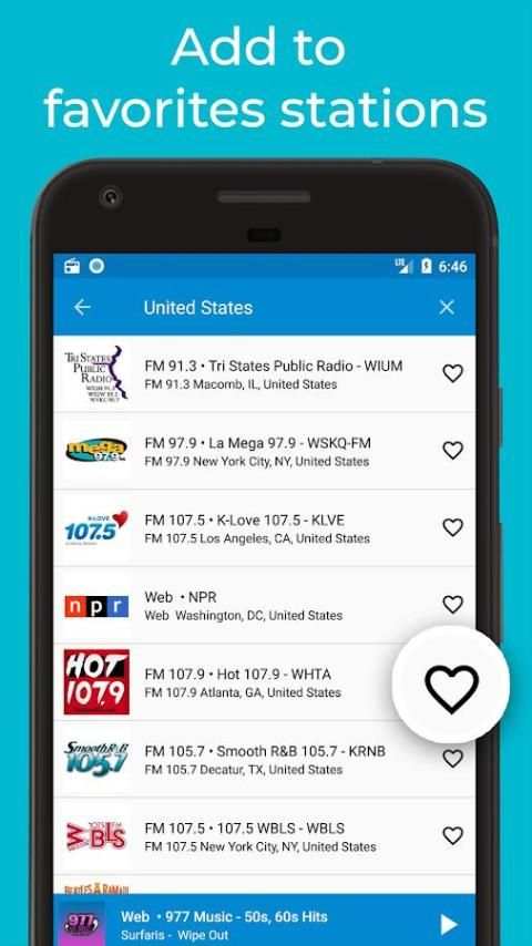 Simple Radio Player - Free Live AM FM screenshot 1