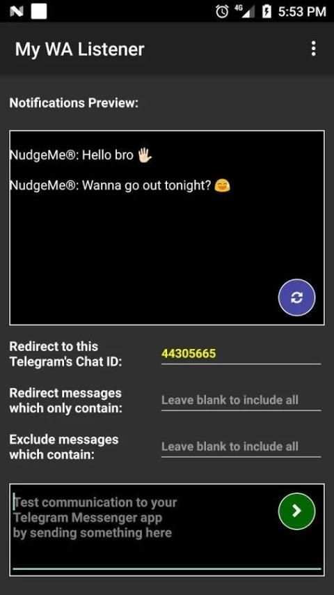 WhatsApp to Telegram Redirector screenshot 1