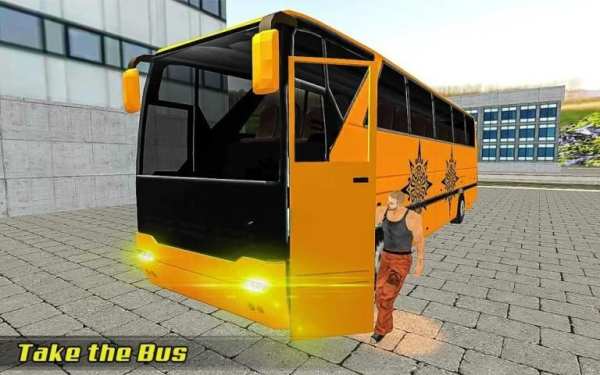 Bus Simulator & Grand Gangster Attack screenshot 10