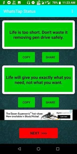 WHATSAPP Tap screenshot 2