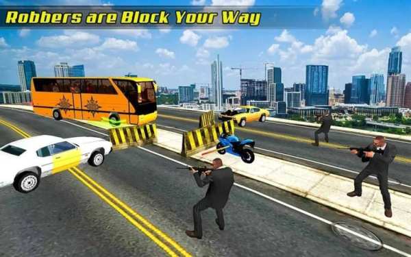 Bus Simulator & Grand Gangster Attack screenshot 8