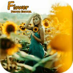 Flower Photo Frame : Cut Paste Editor