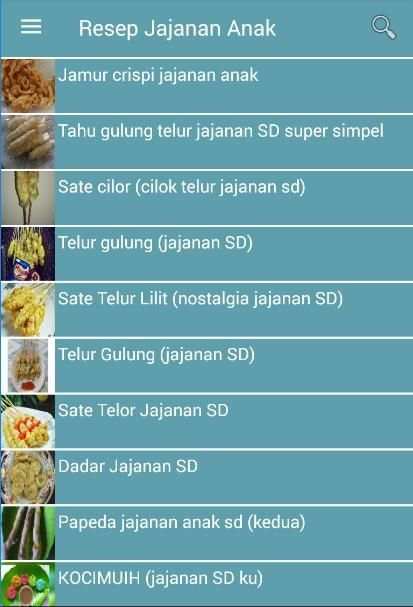 Resep Jajanan Anak screenshot 2
