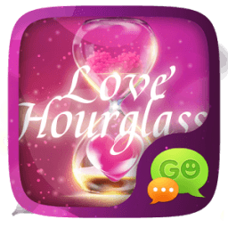 ikon GO SMS LOVE HOURGLASS THEME
