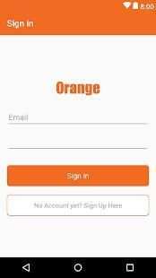 Orange Shopping Card screenshot 2