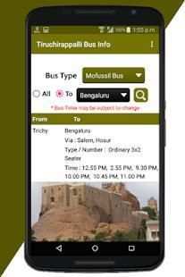 Tiruchirappalli Bus Info - Trichy Bus Info screenshot 13