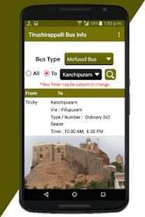 Tiruchirappalli Bus Info - Trichy Bus Info screenshot 7