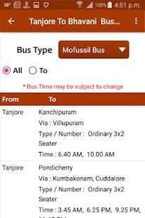 Thanjavur Bus Info screenshot 2