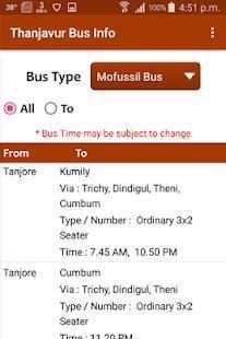 Thanjavur Bus Info screenshot 5