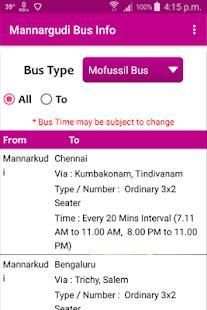 Mannargudi Bus Info screenshot 8