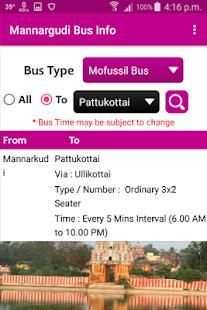 Mannargudi Bus Info screenshot 8