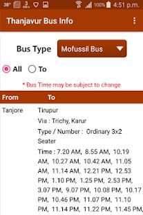 Thanjavur Bus Info screenshot 8