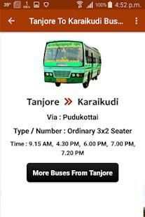 Thanjavur Bus Info screenshot 3