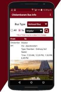 Chidambaram Bus Info screenshot 14
