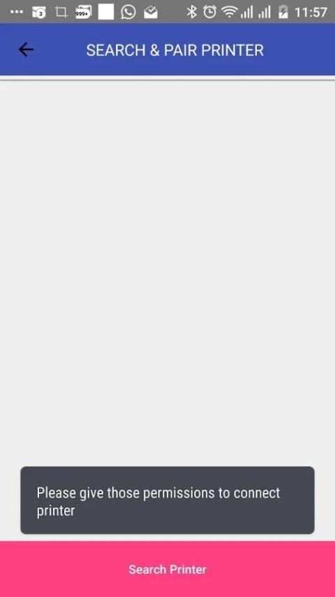 MobileEasy Printing App USB TCP BLUETOOTH screenshot 1
