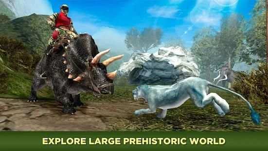 Evolved Dino Rider Island Survival screenshot 1