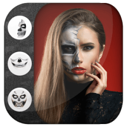 Halloween Face Makeup Photo Editor आइकन