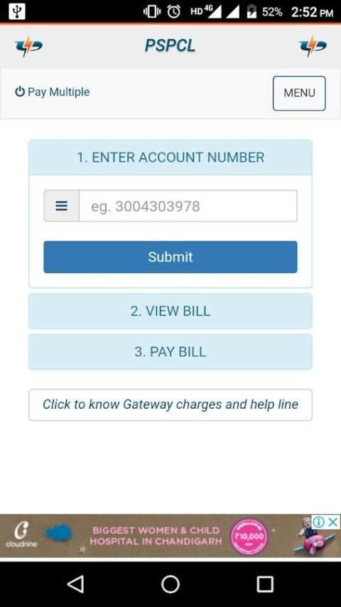 Electricity Bill Payment App screenshot 1