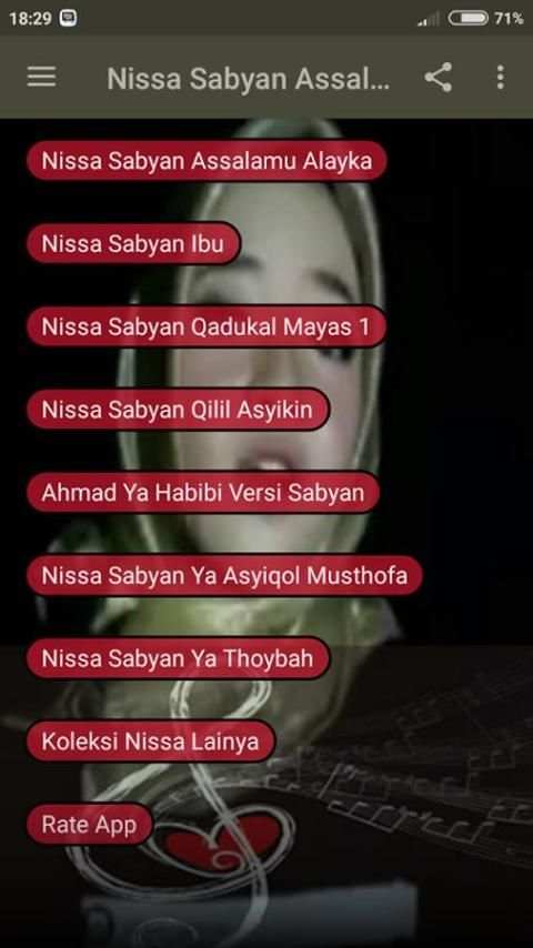 Nissa Sabyan Assalamu Alayka screenshot 2