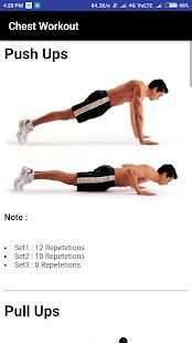 Gym Workout Trainer स्क्रीनशॉट 2
