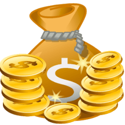 Earn money USD $ आइकन