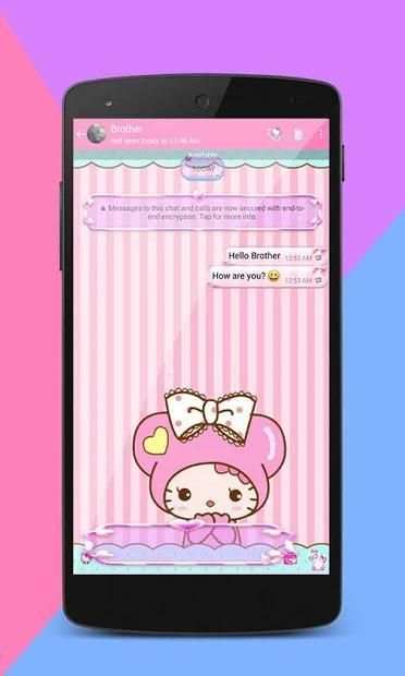 Wa Pink Butterfly Theme screenshot 3