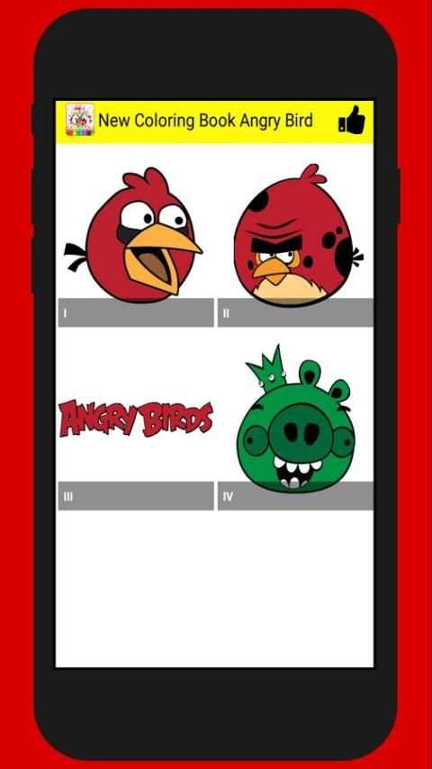 Coloring Angry Bird for Kids स्क्रीनशॉट 3