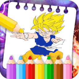 Learn to color Dragon Ball icon