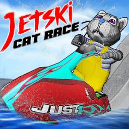 JetSki Cat Race Stunt : Fun Top Racing Game 4 Kids