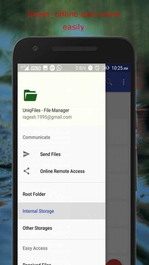 Remote File Transfer and File Manager - UniqFiles स्क्रीनशॉट 2