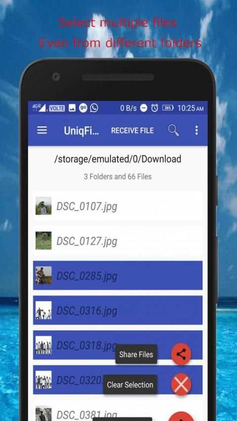 Remote File Transfer and File Manager - UniqFiles स्क्रीनशॉट 4