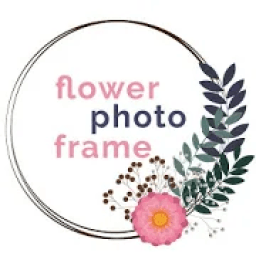 Flower photo frame أيقونة