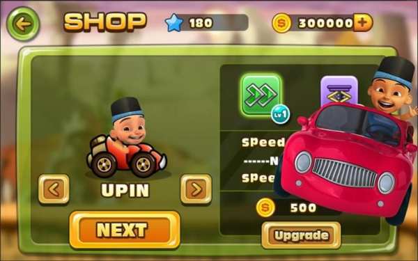 Balapan Mobil Upin Ipin screenshot 4