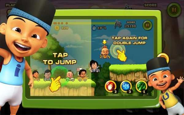 Balapan Mobil Upin Ipin screenshot 1