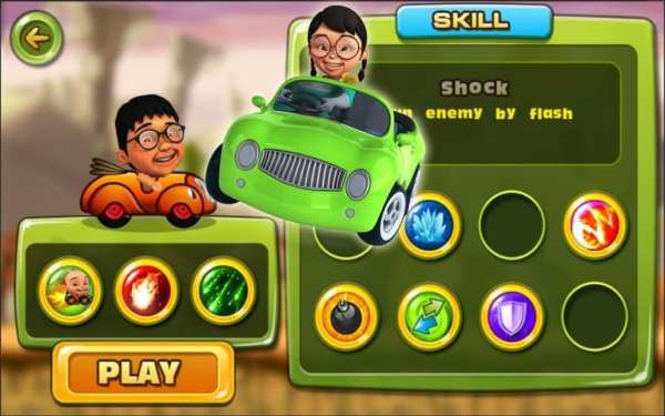 Balapan Mobil Upin Ipin screenshot 5