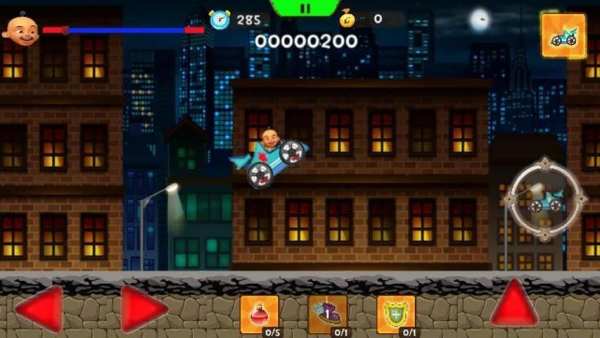 Temple Upin Car Ipin Run screenshot 1