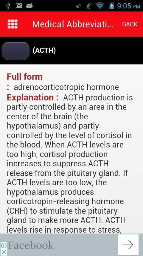 Medical Abbreviations and Meanings screenshot 2