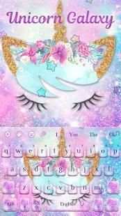 Galaxy Unicorn Keyboard screenshot 2