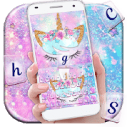 ikon Keyboard Unicorn Galaxy