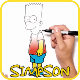 Video Learn Drawing Simpsons For Kids आइकन