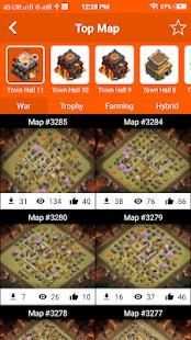 COC Maps - maps, xp calculator 2018 screenshot 4