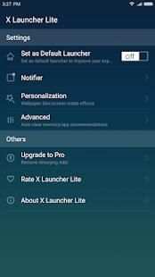 X Launcher Lite: Themes, Wallpapers, Smart screenshot 1