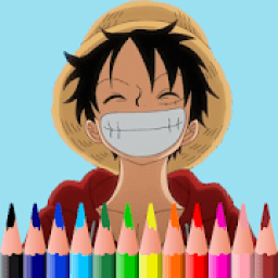 One Piece Coloring Book for Kids أيقونة