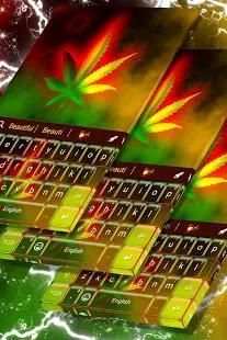 Rasta Theme Keyboard screenshot 1