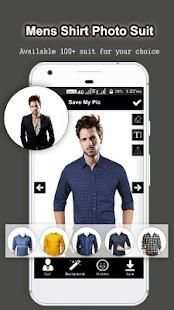 Man Shirt Photo Editor screenshot 5