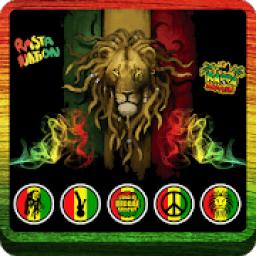 ikon Reggae Rasta Lion Launcher