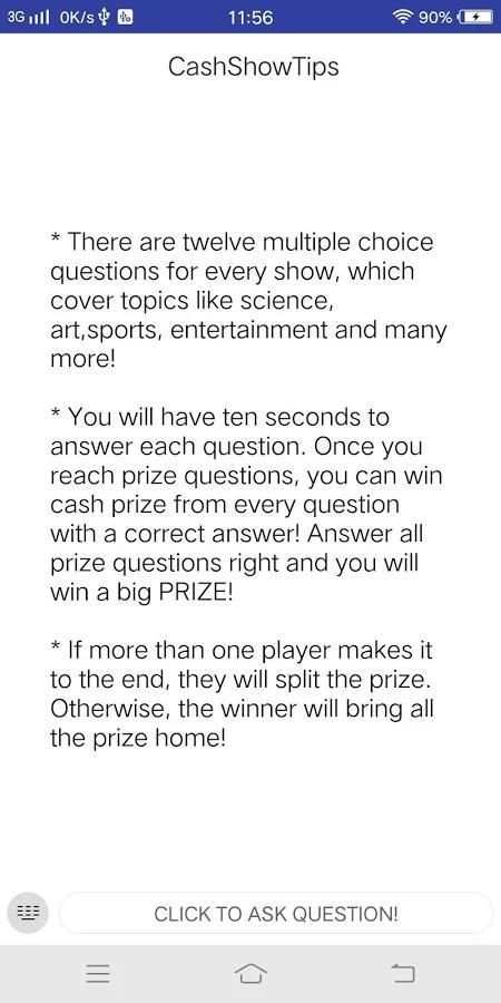 Cash Show Answer screenshot 2