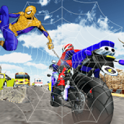 ikon Spider Stunt Rider Superhero Spider Highway Rider